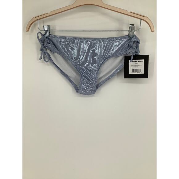 Norma Kamali Women's Medium Misty Blue Jason Bikini Bottom Beach Swimwear L15-32 - Picture 3 of 8